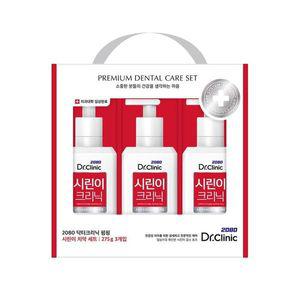 2080 닥터 클리닉 펌핑치약 선물세트 275g x 3개