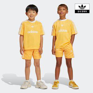 [아디다스키즈](타임스퀘어점패션관)[아디디스키즈] (A100-A130) FOOT. TEE SET (JC9168)