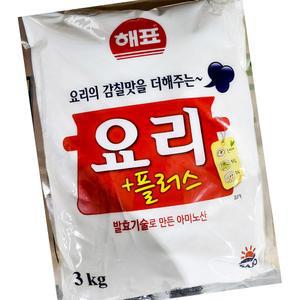 해표 아미노산 조미료 3K 핵산 미원 대용량 식당 업소용