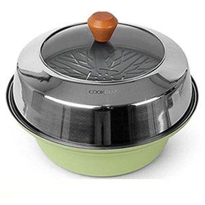 락앤락 찜기 찜솥 찜통 찜 냄비 스팀 냄비 34cm (WFHQNPL)