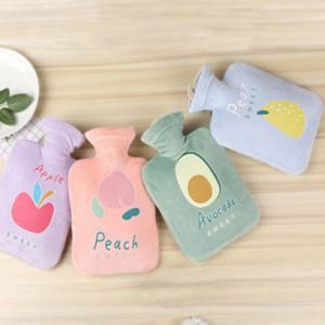 에이와이 과일 물난로 휴대용 250ml 2묶음 캠핌 온수주머니 핫팻, 1세트