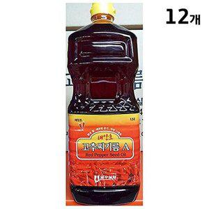 [셀러허브 패션][JHP36S01_52EP]고추맛기름(A 고춧기름 금수 1.5L)X12