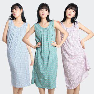 온시크릿 레이온 턱 민소매 원피스 E5 여성용