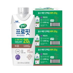 [매일헬스뉴트리션]  프로핏 WPI 프로틴 드링크 초콜릿 330ML 36팩