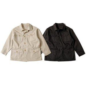 [리빌모아]남자 사파리 포켓 집업 야상 심플 카라 자켓 KSM JKA SA0223002_P390697922