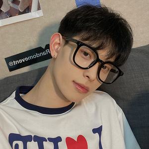 블루라이트 차단 안경 남성 패션 남자뿔테안경 너드남안경 너드남