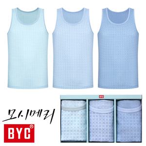 [BYC] ECF3023 빅사이즈모시메리남성런닝3매입