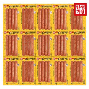 한성 매콤 불고기맛 후랑크 80g 15개 소시지 핫바