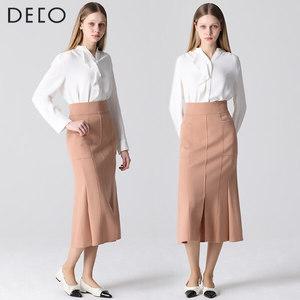 [데코][데코(DECO)] 머메이드 절개 니트 울 스커트 (택가격 439000원)