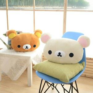 Rilakkuma 봉제 귀여운 소파 크리스마스 베개 테디 장식 쿠션 인형