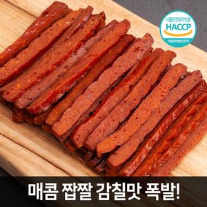 매콤 짭짤한 육포 치즈짱육포30gx10봉 맥주안주 간식