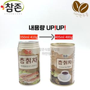참존 식품 칡차 칡즙 410g 350ml 캔