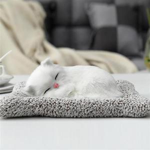 차량용 리얼펫 잠자는 강아지 고양이 인형 잠자는강아지
