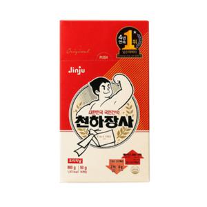 진주햄 천하장사 소시지 800g(50gx16개입) 오리지널 남녀노소 간편한 간식