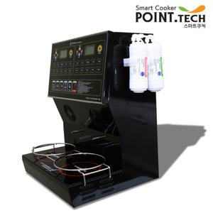 라면끓이는기계 업소용 PHT-2000B 2구 블랙 매점 한강라면기계