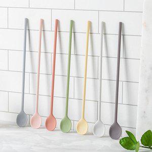 [아도라하우스] 파스텔 실리콘 머들러 티스푼