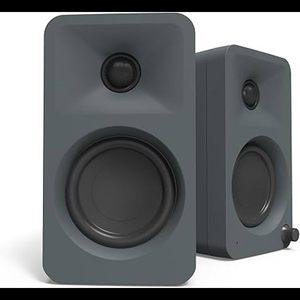 Kanto ORA MG 100W 블루투스 5.0 데스크탑 스피커  USB-C 입력 바이앰프 오토 크로스오버 그레이 (페어)