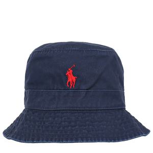폴로랄프로렌 25SS 포니 로고 버킷햇 뉴포트네이비 710798567 005