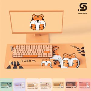 쿠슝 마우스 키보드 손목받침대 팜레스트 손목 보호대 장패드 데스크 3종 세트