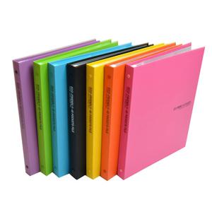 청운 에코 클리어화일 10P A4 컬러 합지 포켓 서류철