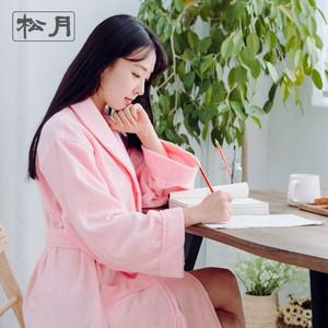 에이치플러스몰  송월타올) 40수 컬러 가운 1매 순면가운 순면목욕가운 남자목욕가운
