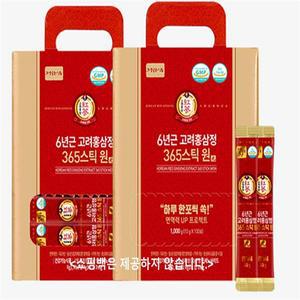 정원삼 6년근 고려홍삼정 365스틱원 100포 1KG,1개