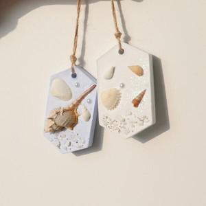 솝앤푸 조개 바다 석고방향제 만들기 DIY 키트  2개 완성)
