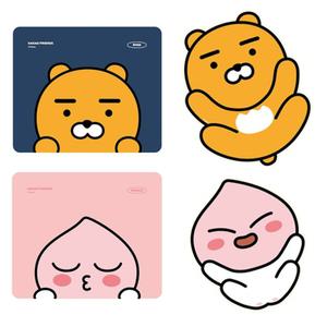 카카오 라이언 어피치 마우스 패드 귀여운 캐릭터 휴대용 노트북 사무실 학생 단체 선물