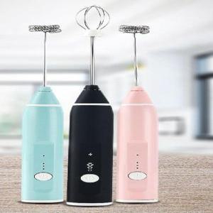 소형 USB 무선 머랭기 우유 휘핑기 전동 머랭 거품기 거품기계