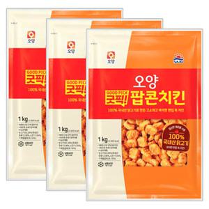 사조오양 굿픽 팝콘치킨 1kg x 3개 치킨너겟