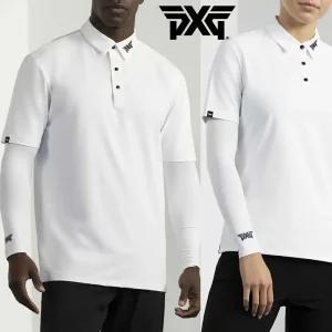PXG 남녀공용 흰색 자외선차단 골프 숄더랩 팔토시