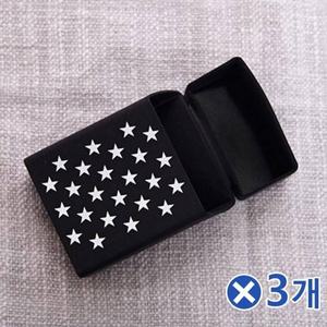 하드 실리콘 담배케이스 블랙 별모양 담배케이스선물