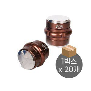 [기타](박스할인-홈아트) 더블 마카롱템퍼 58mm-브라운 (20개/박스)