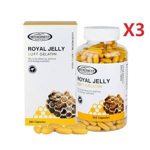 호주 마더네스트 로얄제리 소프트젤 1000mg 365정-3개