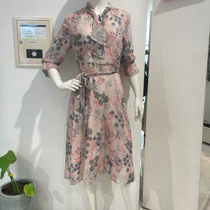 갤러리아 안지크(24S/S 70%)여름원피스 쉬폰원피스 프린트원피스 핑크원피스(
