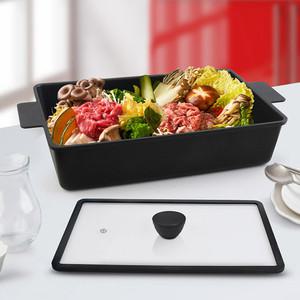 키친아트 소렐핏 IH 사각 전골냄비 32x20cm / 인덕션 양수냄비