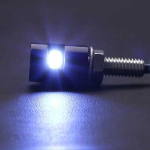 오토바이 튜닝용품 차 번호 판 램프 광원 12V LED 자동 테일 프론트 나사 볼트
