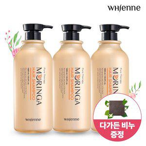 [휘엔느][다가든 비누 증정] 휘엔느 모링가 단백질 대용량 샴푸 1000ml x 3개