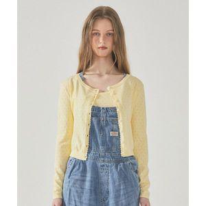 WHO.A.U 후아유 [캘리걸]Punching Skashi Cardigan / WHCKF2481F 544147