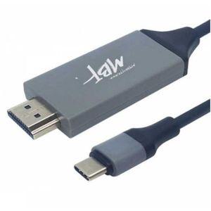 [모두모아]USB 3.1 타입C to HDMI 케이블 3M C타입toHDMI 휴대폰TV연결케이블 핸드폰TV연결케이블