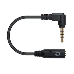 3.5mm 스테레오4극to3극케이블 바꾸는선 변환잭 ㄱ자 핸드폰이어폰연결 MtoF