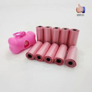 뼈다귀모양 풉백 디스펜서 배변봉투 리필 10롤 포함세트
