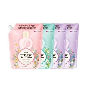 [내일도착] 샤프란 꽃담초 섬유유연제 리필 1.6L x 4개