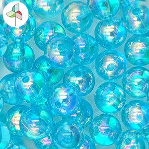약 450~3500개 아크릴비즈 (AB하늘색) 구슬공예