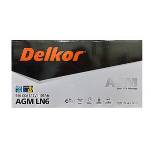델코 LN6 AGM105L 쏠라티 EQ900 G80 G90 K9 자동차 배터리 agm105