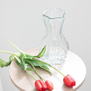 볼륨유리꽃화병 9x20cm 인테리어 장식 꽃꽂이 소품