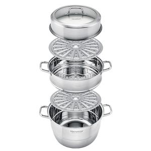[Hamptons] 햄튼 리코 곰솥 냄비+3단 멀티 찜기세트 30CM(12L) HT-RC-30SP