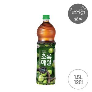 초록매실 제로 1.5L 12개