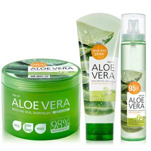 알로에 수딩젤 500ml+미스트 125ml+클렌징폼 150ml 과일나라