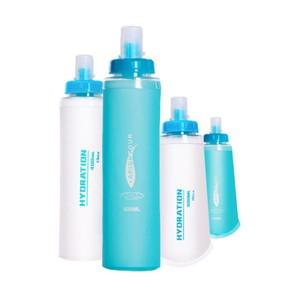 소프트 플라스크 하이드레이션 팩 대용량 접이식 물병 TPU 스포츠 러닝 클라이밍 300ml